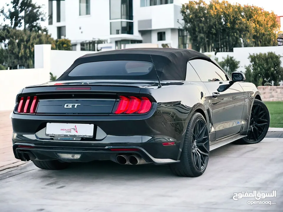 AED 1,350 PM FORD MUSTANG GT PREMIUM  5.0 V8  CLEAN TITLE  SOFT TOP CONVERTIBLE  0% DOWNPAYMENT