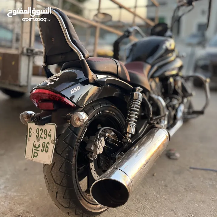 دراجة كلاسيك للبيع  650Cc  stage2 ترخيص ضفة