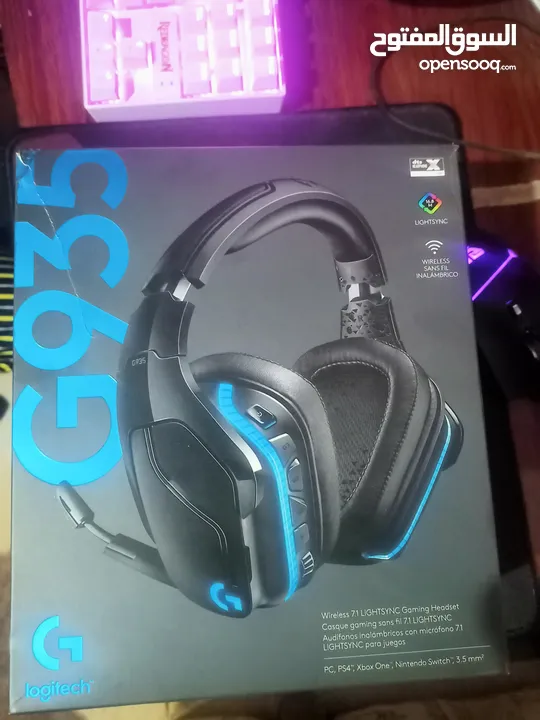 سماعات Logitech G935 wireless surrounded lightsync