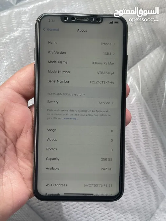 بسعر ممتاز Iphone XS Max 256GB