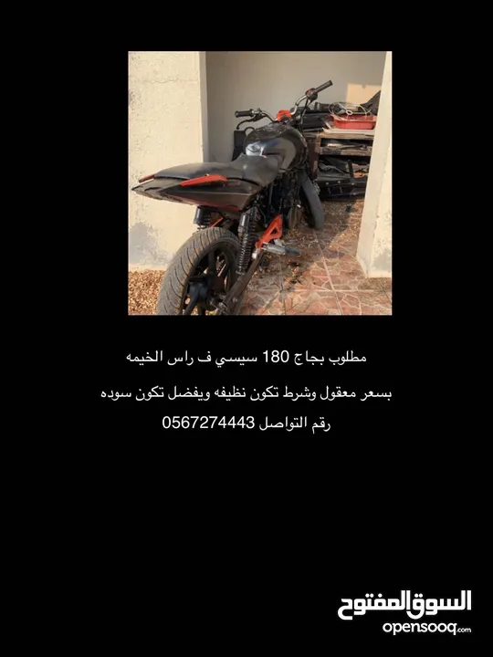 مطلوب بجاج 180 looking for bajaj