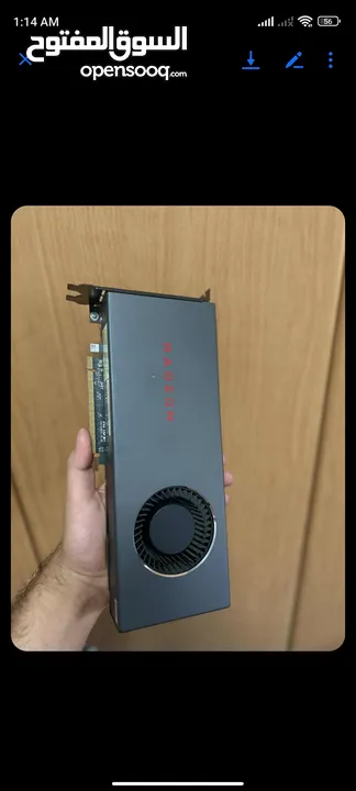 كرت.rx 5700 8gb