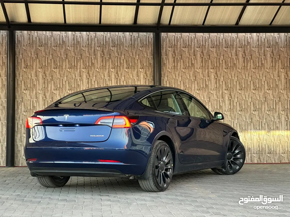 تيسلا بيرفورمانس دول موتور فحص كااامل Tesla Model 3 Performance 2022