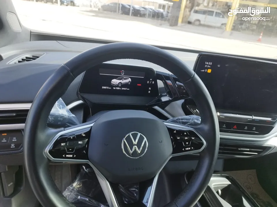 بحالة الوكالة حرة Volkswagen ID4 CROSS PRO 2021 PIANO Black
