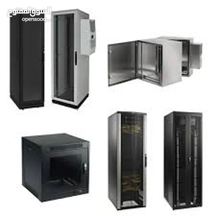 كباين سيرفر انترنت باحجام مختلفة وأفضل الاسعار Network Cabinet  من 4u to 42 u