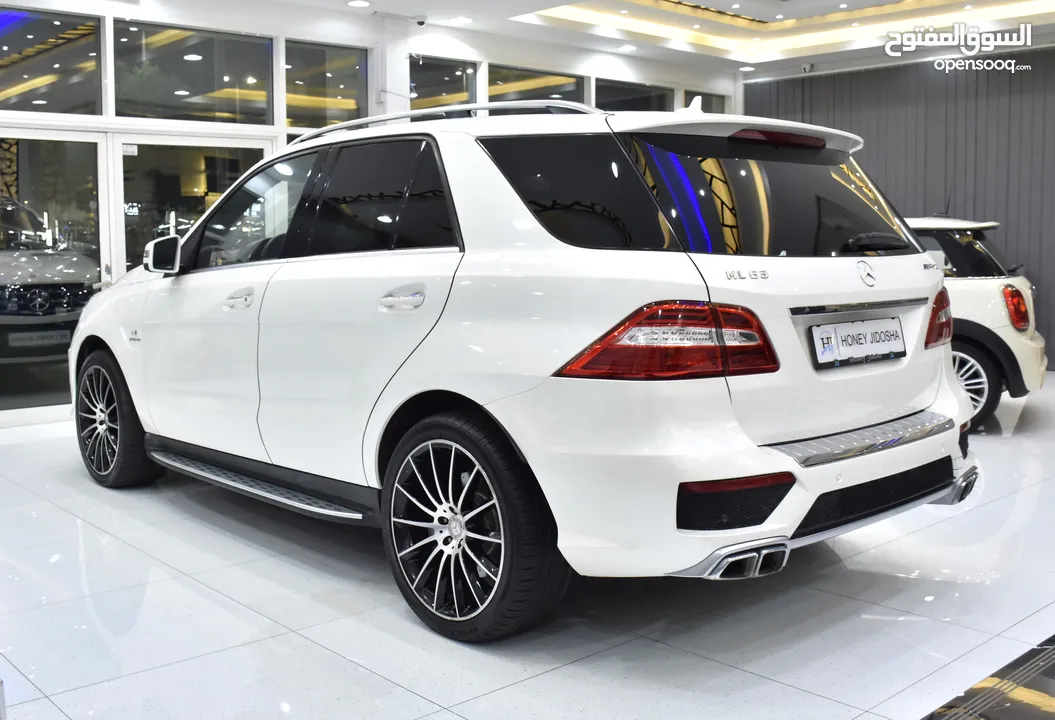 Mercedes Benz ML63 AMG ( 2015 Model ) in White Color GCC Specs