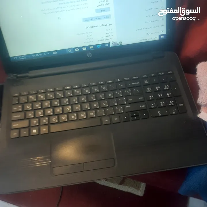 لابتوب hp حجم كبير بدون مشاكل نقرات خفيفة في الإطار شغال فحص i3 جيل خامس مع شاحن فقط رقم تحت