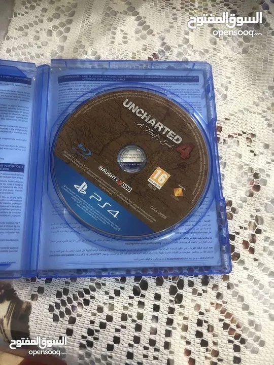 Uncharted 4 ps4 disc