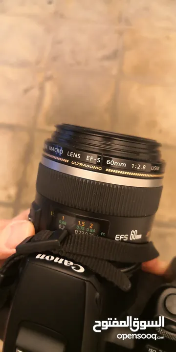 عدسة كانون  f2. 8  macro ef-s 60mm