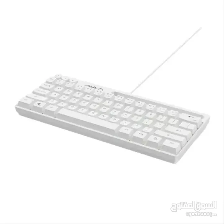 كيبورد جيمنغ مضيئ احترافي لكل الجيمرز اصلي Aula Keyboard F3061 Gaming RGB Lights OG
