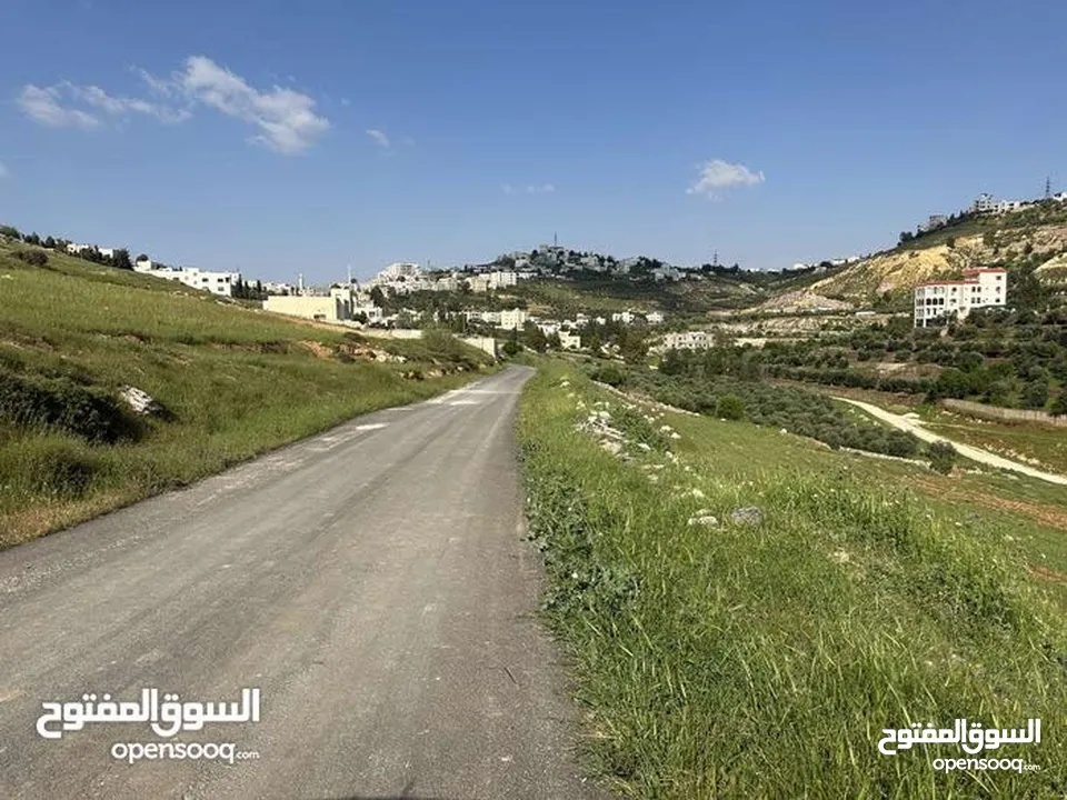 ارض 675 م غرب عمان/مرج الحمام/المشبك.عشارع اسفلت سكن ب 6 د عن دوار شوابكة والمريشد.منطقة خدمات وفلل
