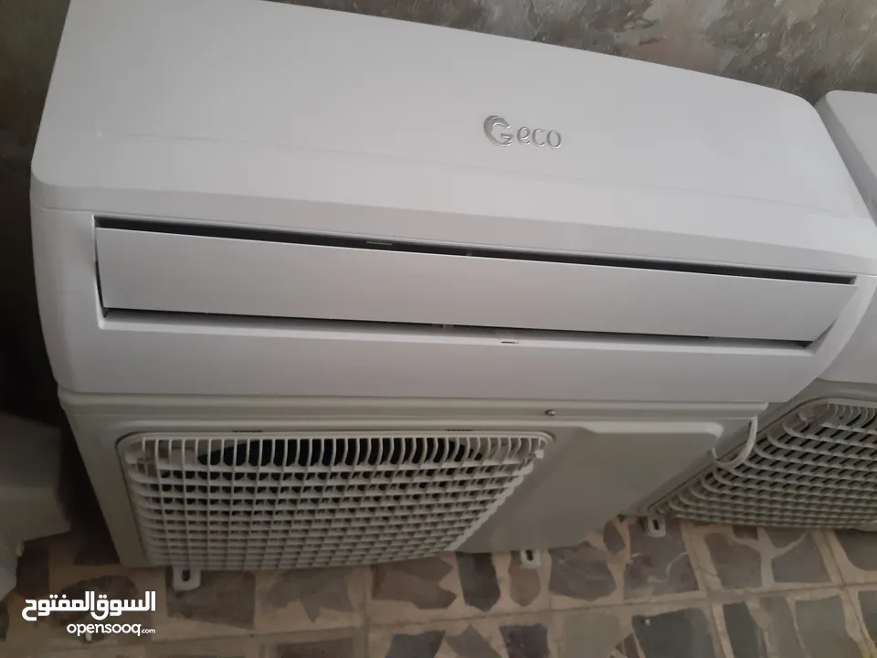 مكيفات مستعملة 1طن .1.5 طن .2 طن انفيرتير بحالة الوكاله