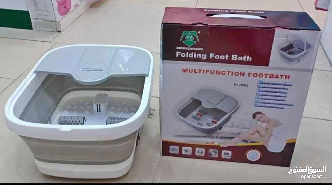Appareil de massage des pieds avec pierre de ponce, télécommande et bain de pieds