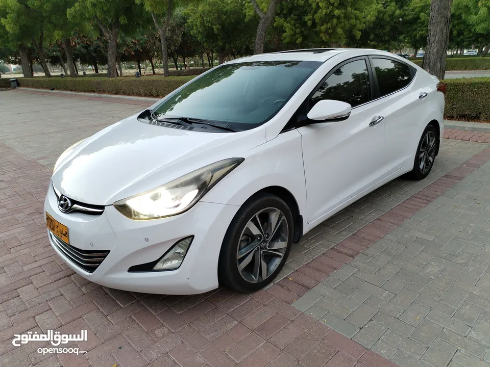 Elantra 2016 Full options GCC  فرصة.. النترا 2016 خليجي رقم 1 ممتازة