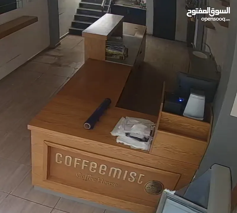 كاونتر خشب للمطاعم والمقاهي
