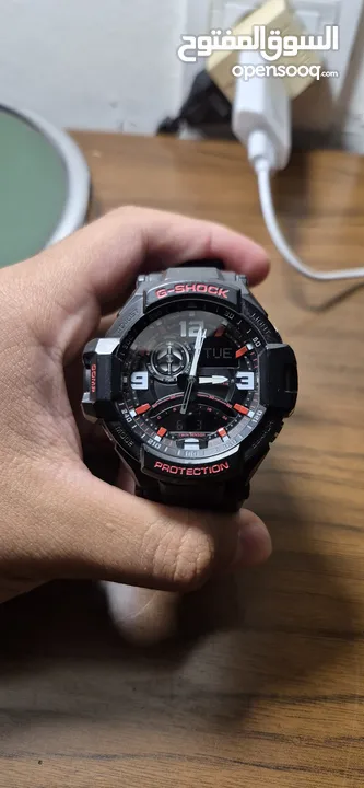 ساعة G-Shock موديل GA.1000 مع مقياس ارتفاع ومقاومة للماء والصدمات وأصلية