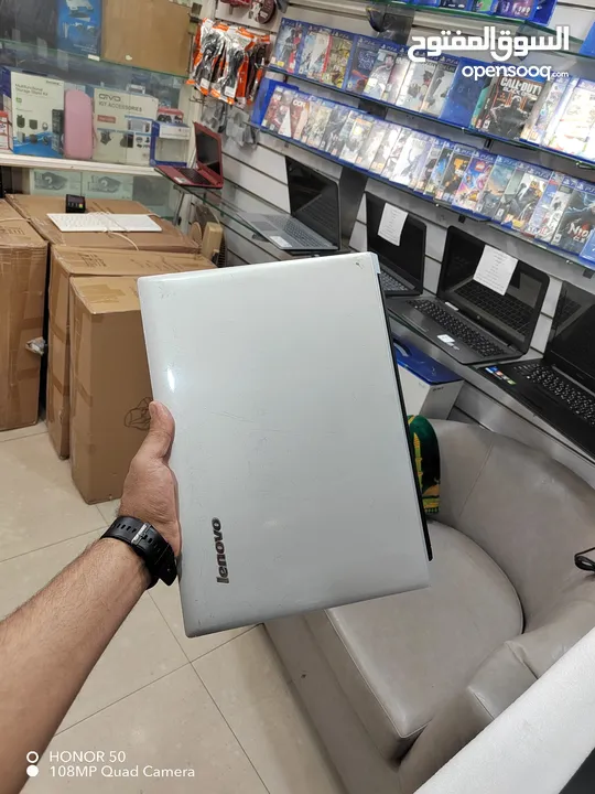 لينوفو الجيل الخامس بحالة الزيرو الترا سلم Lenovo ideapad core i5 5 generation Ram 8 Hard 500 Ultra