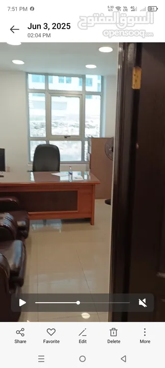 مكتب للايجار في وادي صقرة  office for rent in wadi saqra