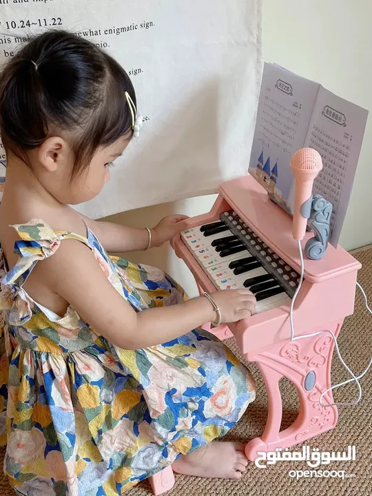 Baby piano toy!Can play music! Delivery!لعبة بيانو للأطفال! يمكنها تشغيل الموسيقى! التوصيل!