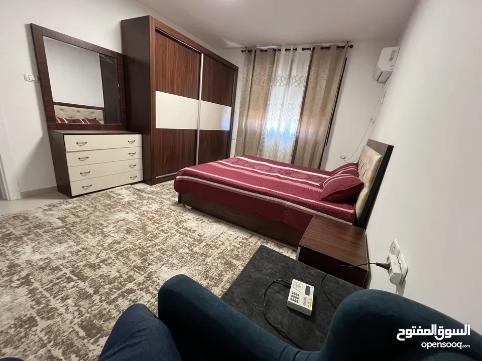 شقة مفروشة سوبر للإيجار في الطيرة - اول شارع الكرمل