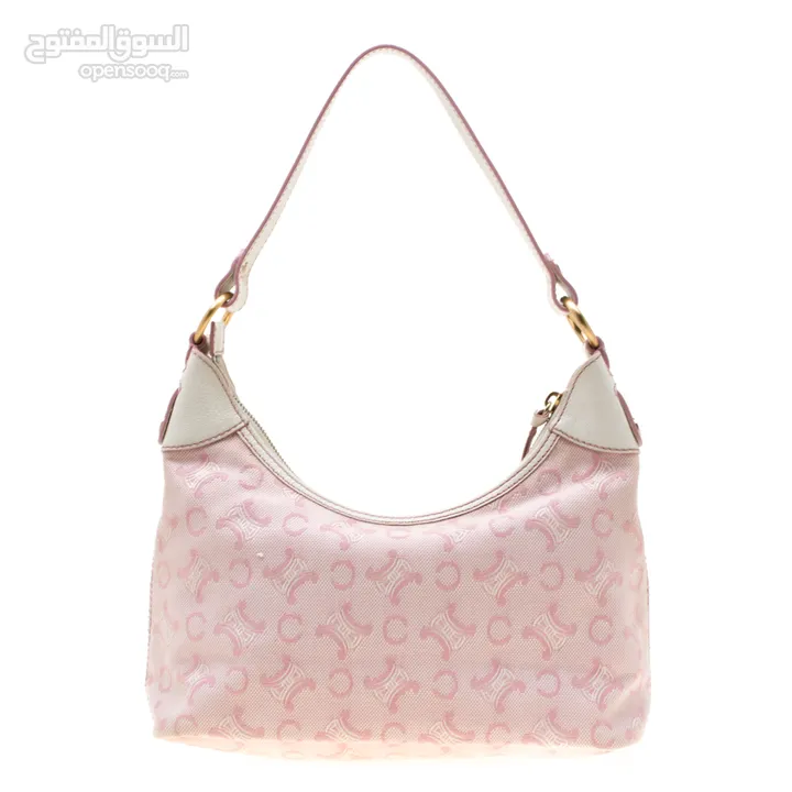 Celine Pink&White Macadam Canvas