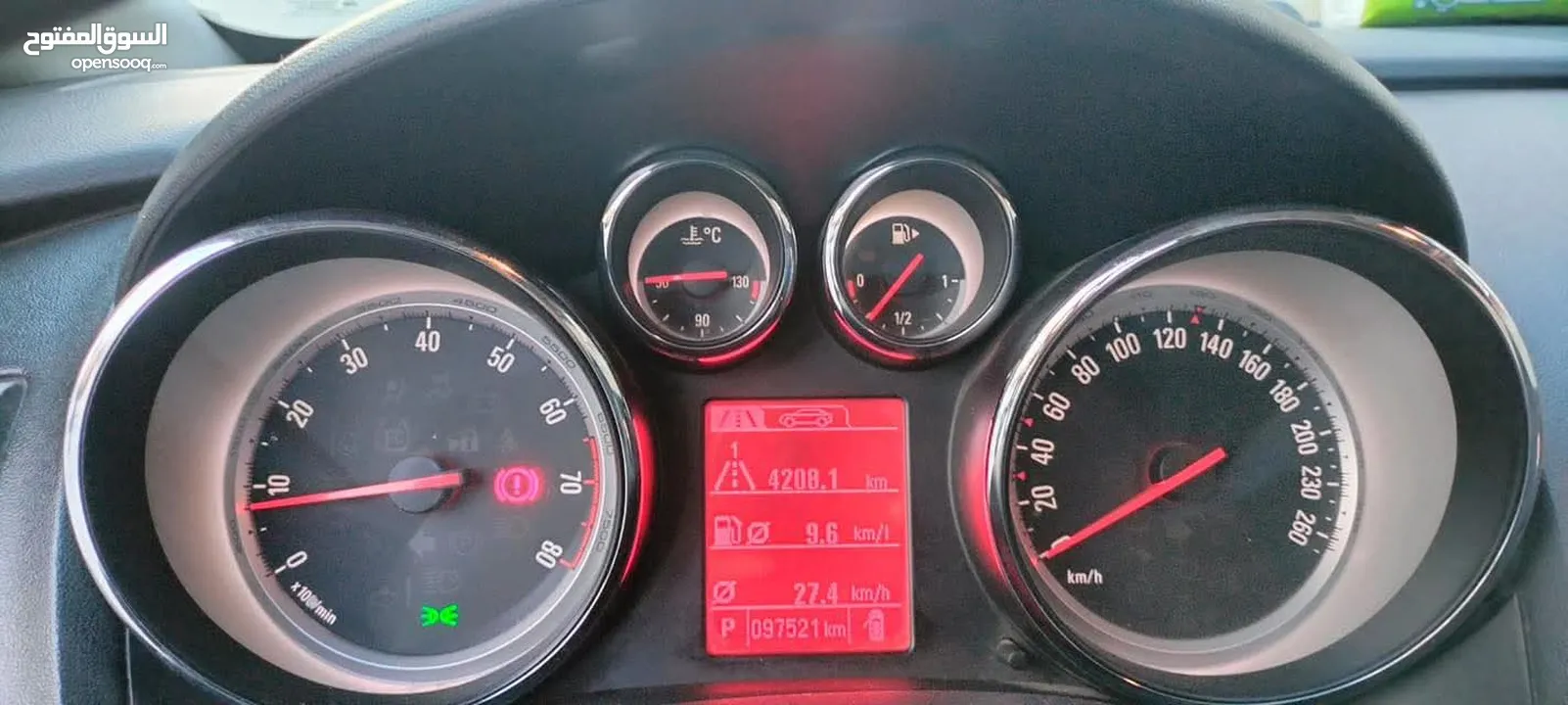 أوبل أسترا موديل2017بحاله ممتازه فحص مرفق بالصور ضربة راسيه ماتور 1600cc وارد الوكاله كاوشوك جديد