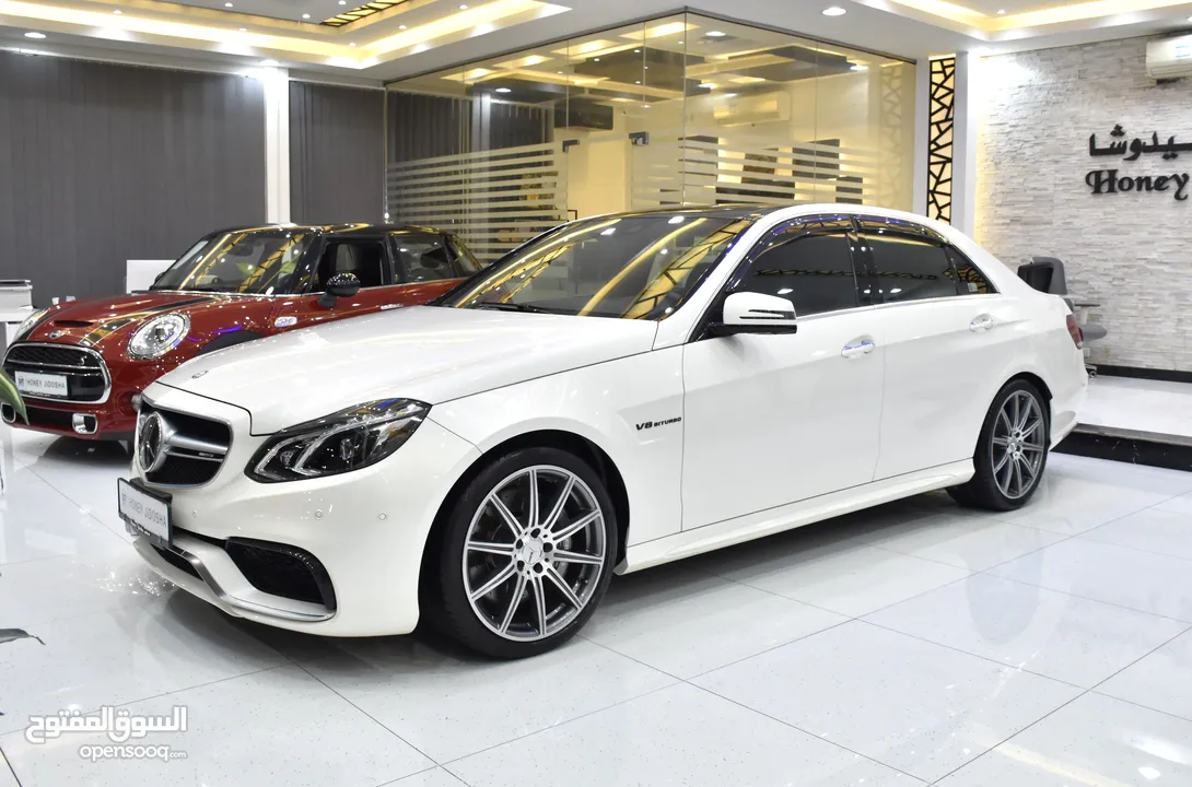 Mercedes Benz E63 AMG ( 2014 Model ) in White Color Japanese Specs