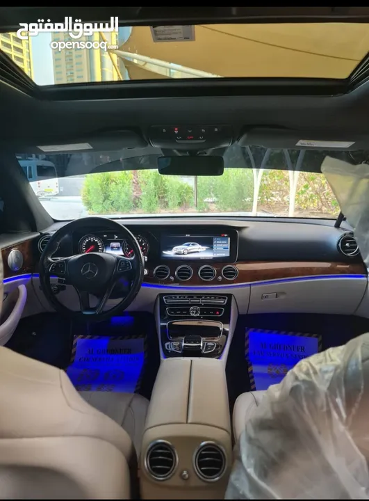 Mercedes E300 full option،E63 body kitقمه في النظافة