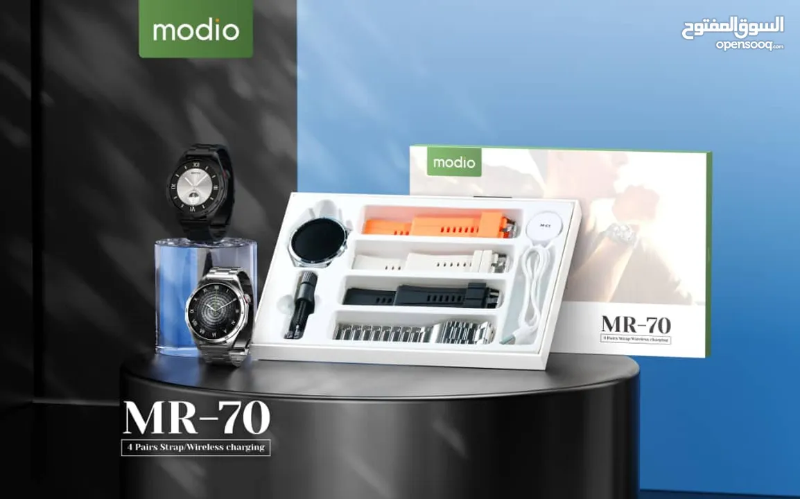 ساعة موديو الذكية Modio Watch MR-70 صاحبة المظهر الأنيق و الإمكانيات الفائقة