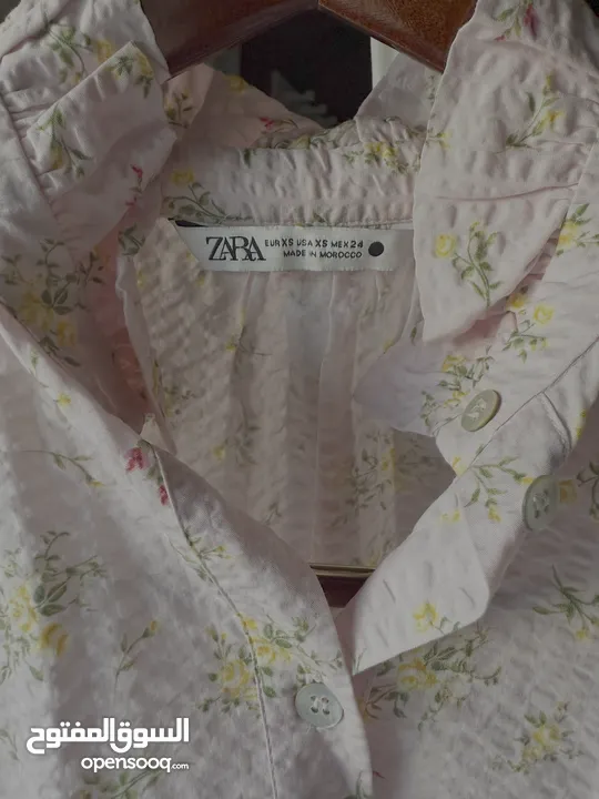 Pink floral Shirt Dress