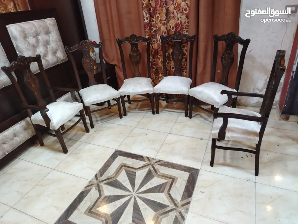 كراسي سفرة عدد 6