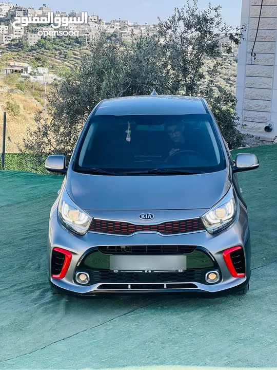 Kia Picanto GTline  امكانية البيع دفعة وشيكات  خدمة التوصيل متوفرة