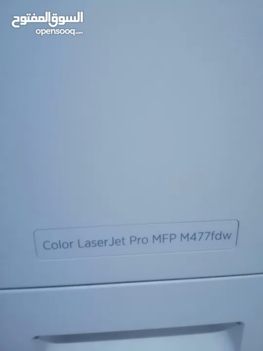 طابعة hp color laserjet pro m477fnw ملونه