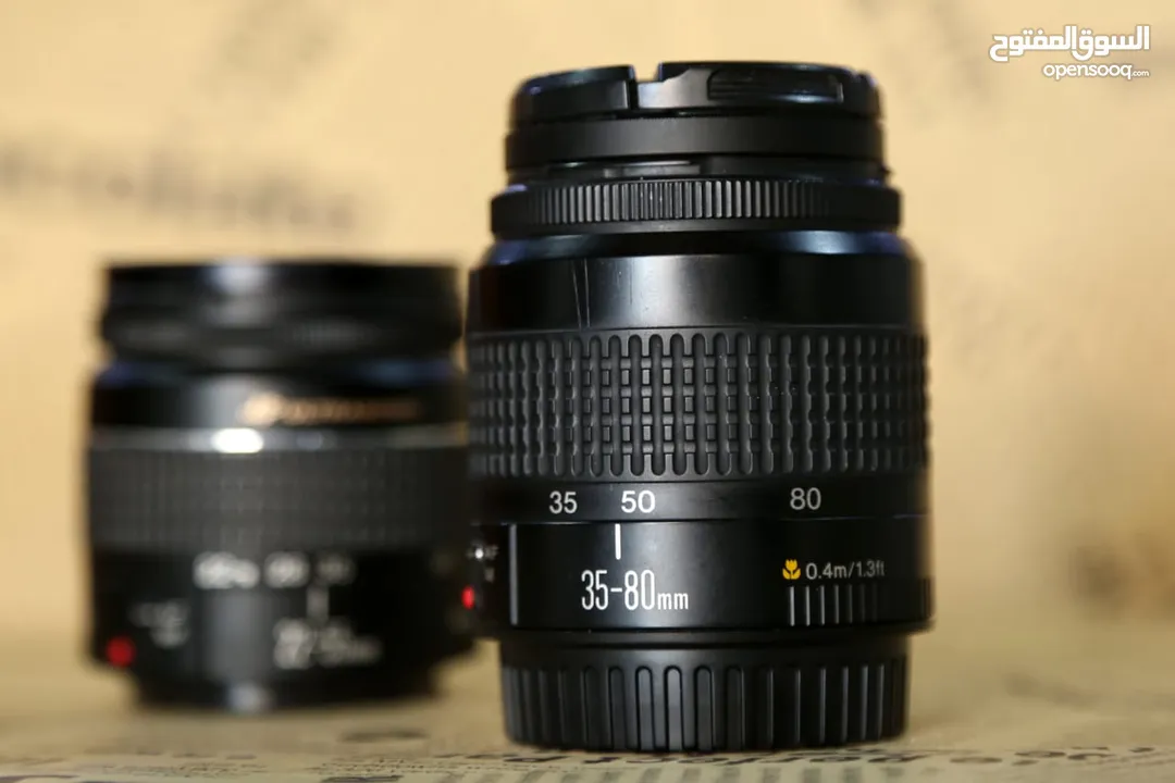 متوفر كاميرات وعدسات   كانون 80d  750d  1200d 4000d