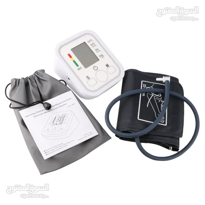 جهاز قياس ضغط الدم الناطق و نبضات القلب يعمل كهرباء او بطاريات جهاز قياس الضغط دم