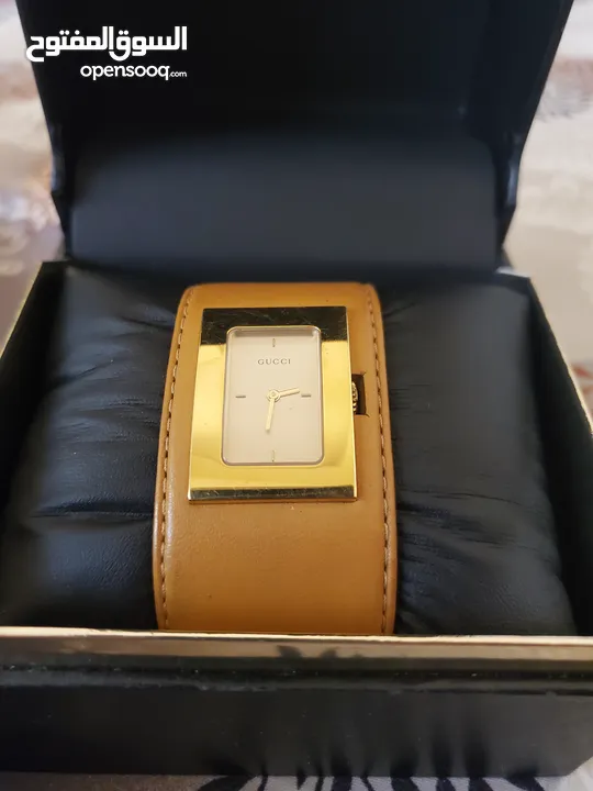 ساعة غوتشي7800L النسائية ستانلس ستيل مطلية بالذهب Gucci Gold Plated Stainless Steel