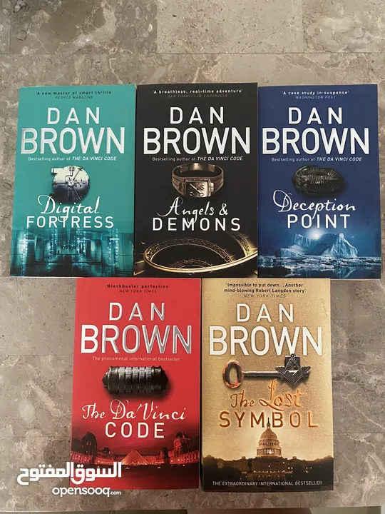 Dan Brown Thriller Book Set – Brand New