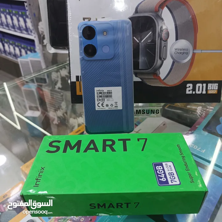 جديد بالكرتونه 64g 7ram سمارت 7 كفاله سنه كامله