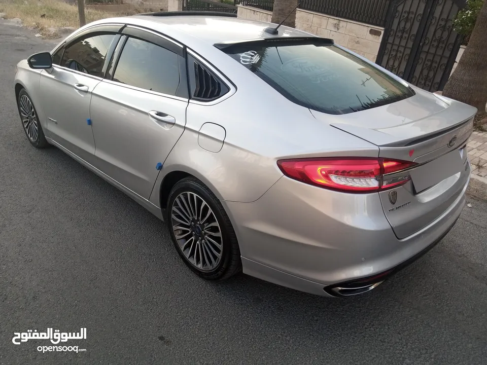 فورد فيوجن 2018 فحص كامل كرت ابيض فل على تصنيف تيتانيوم