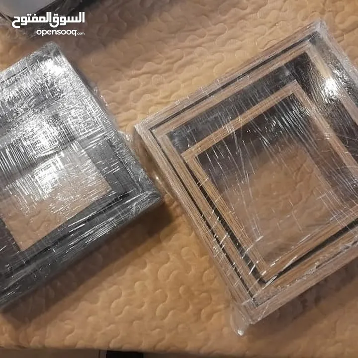 رفوف ديكورات طقم ثلاث قطع فقط5