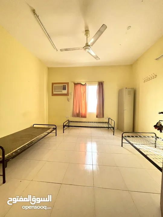 Staff accommodation in Rumais-32 semi furnished Rooms-30 Toilets!!