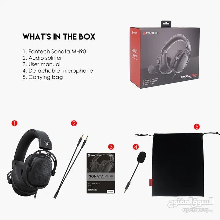 FANTECH SONATA MH90 MULTI PLATFORM GAMING HEADSET
