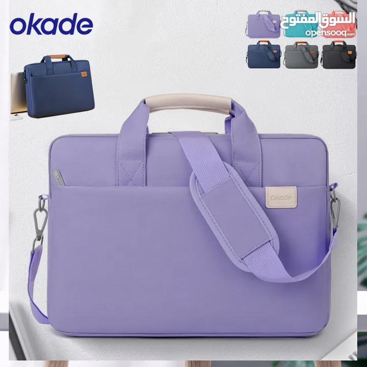 Okade T67 Trolley Sleeve Laptop Bag with Strap 15.6" inch حقيبة لابتوب