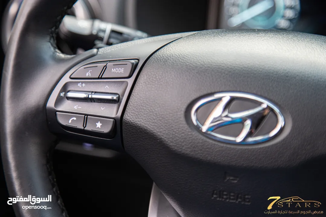 Hyundai kona 2022 Full electric   السيارة وارد و كفالة الشركة و قطعت مسافة 15,000 كم فقط