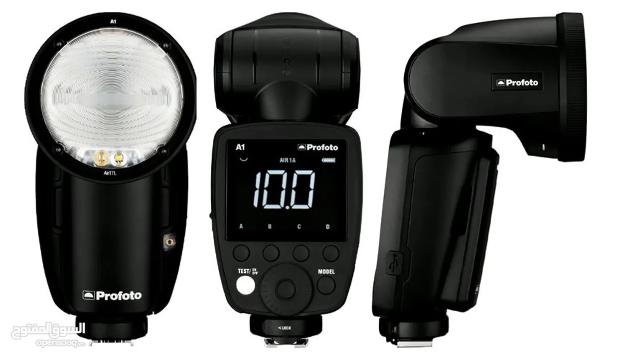 فلاش بروفوتو مستعملUsed Profoto A1 AirTTL-C Studio Light for Canon
