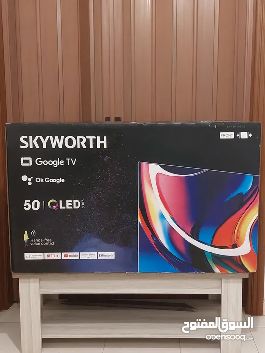 شاشة سكاي وورث QLED سمارت 4K، 50 بوصة للبيع