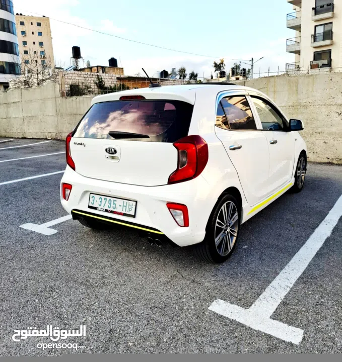 كيا مورنينج 2018 GT LINE فل فتحة سقف