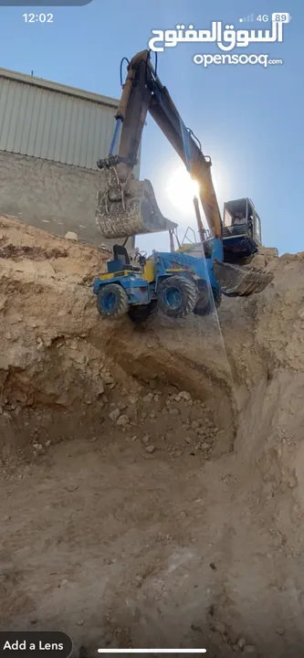 جرافات صغيرة للإيجار اليومي أسبوعي شهري وحفاوه بيبي