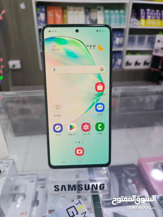 جهاز فحص NOTE 10 LITE بدون كرتونه معه بكج هدية جيجا 128 رام 16 متوفر توصيل