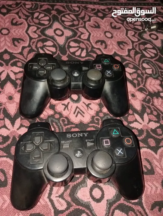 بلاي ستيشن 3 سوبر سليم مهكره فل العاب مع ايتين والأسلاك جهاز مستعمل شبه جديد متوفر خدمة توصيل